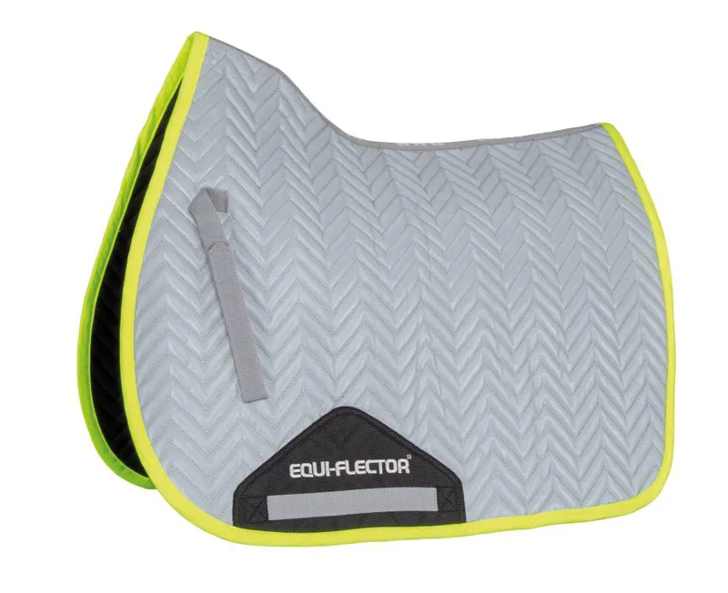 Shires Equi Flector Saddlecloth - Yellow